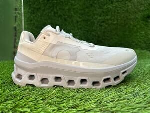 On Running Cloudmonster 61.97649 Athletic Sneaker Women's 8 White Mesh Sports